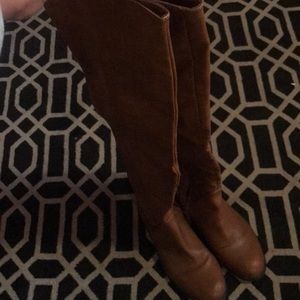 Over the knee high tan boots in great condition!